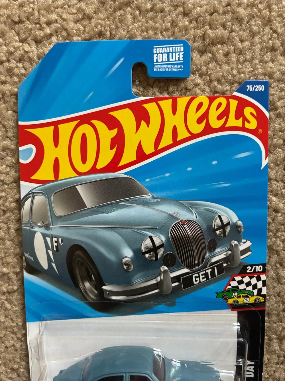 2025 Mattel Hot Wheels Jaguar MK1 - Matte Blue